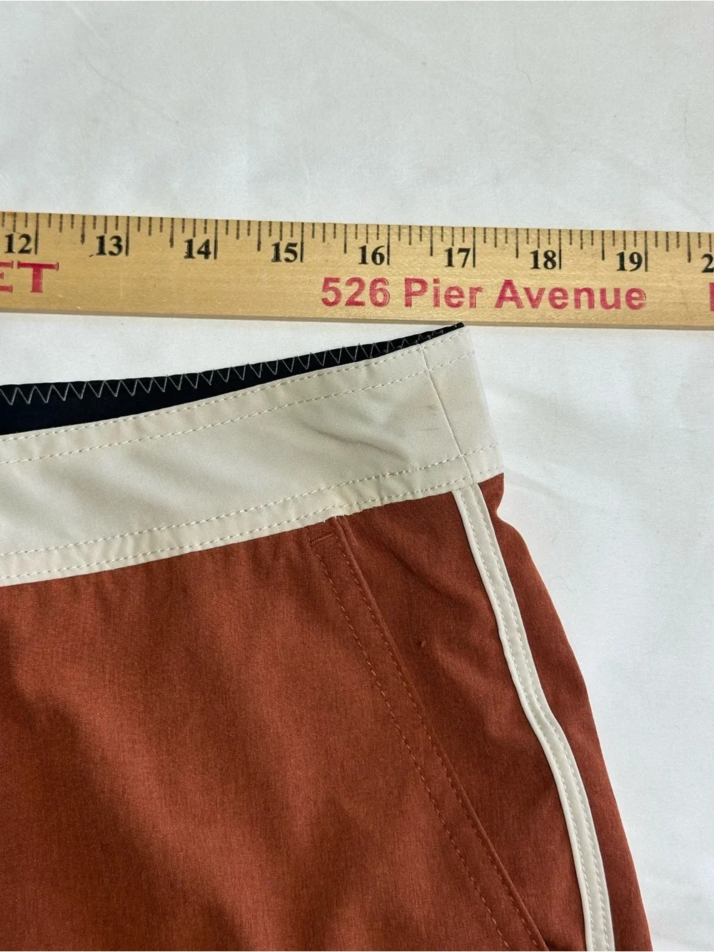 Vuori Cruise Swim Boardshort Dark Penny Size 34 V314